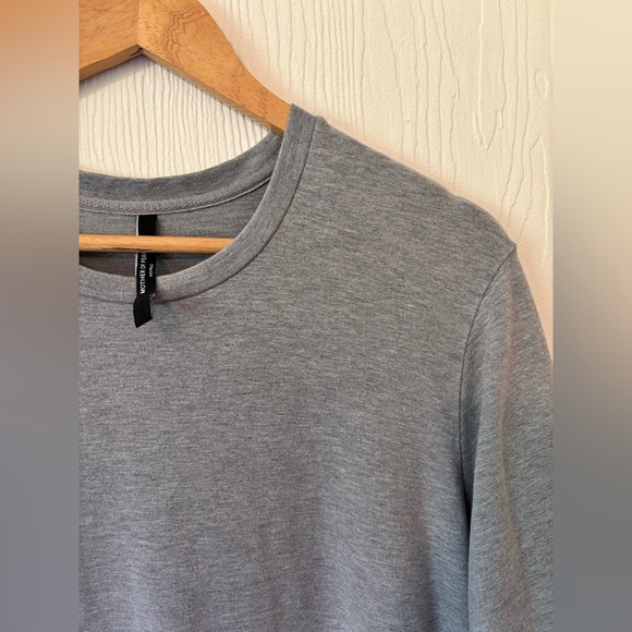 Mother of Pearl No Frills Grey Organic Cotton T Shirt Jersey Maxi Midi Dress - Picture 4 of 10